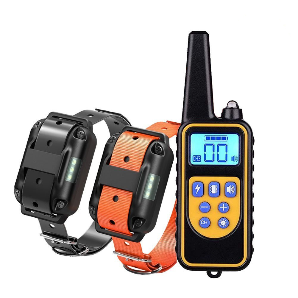 Collar de adiestramiento para perros impermeable con control remoto