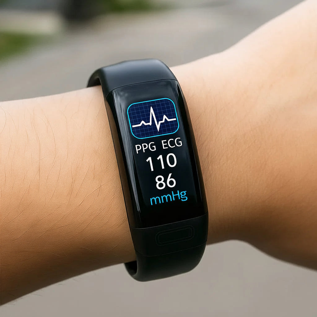 Smartwatch Fitness Tracker Heart Rate Water-Resistant Touch Watch