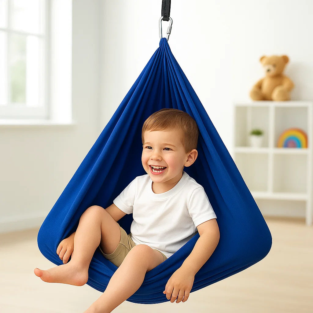 Sensory Swing Kids Hanging Indoor Stretch Fabric Hammock Seat