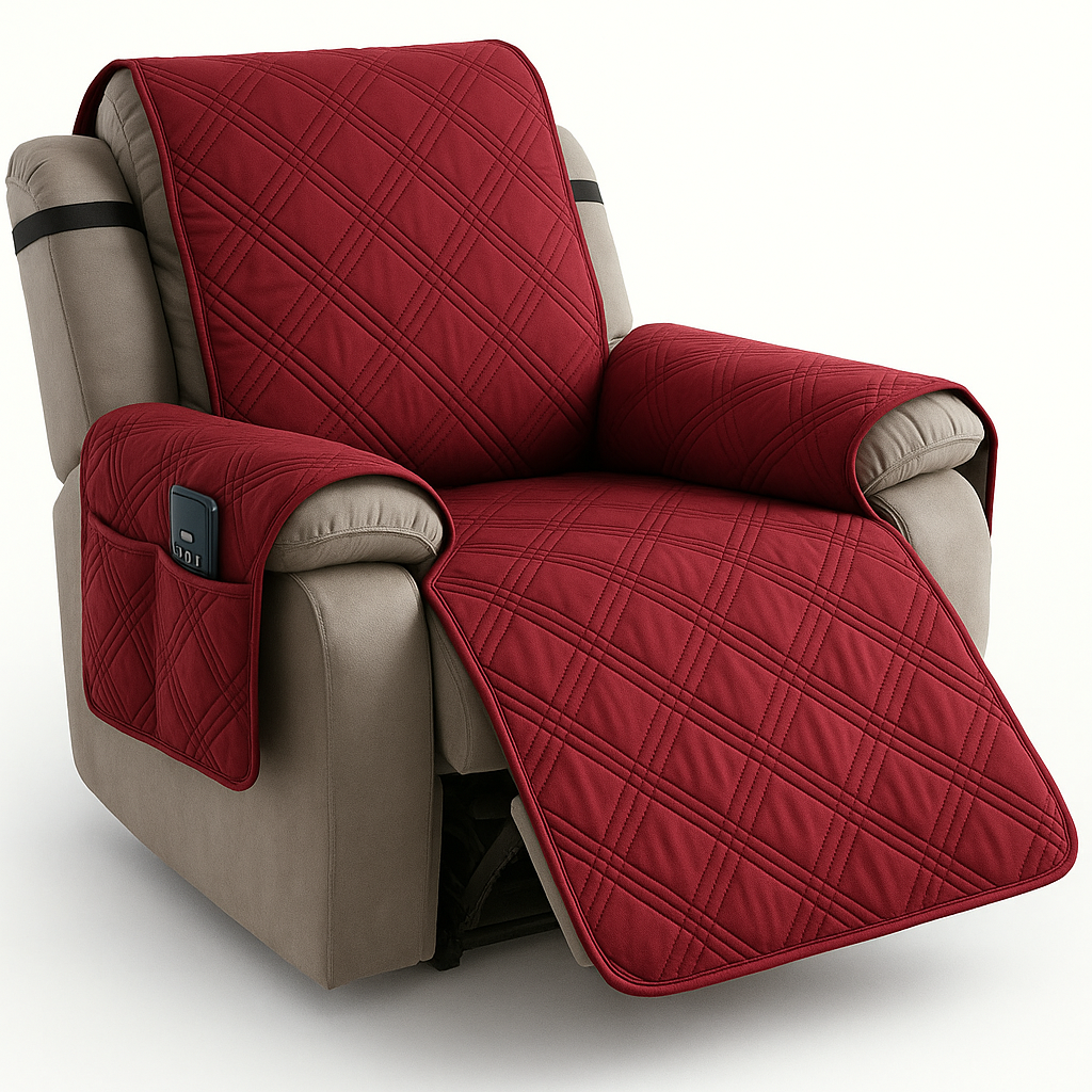 Housse de fauteuil inclinable matelassée imperméable protecteur de fauteuil