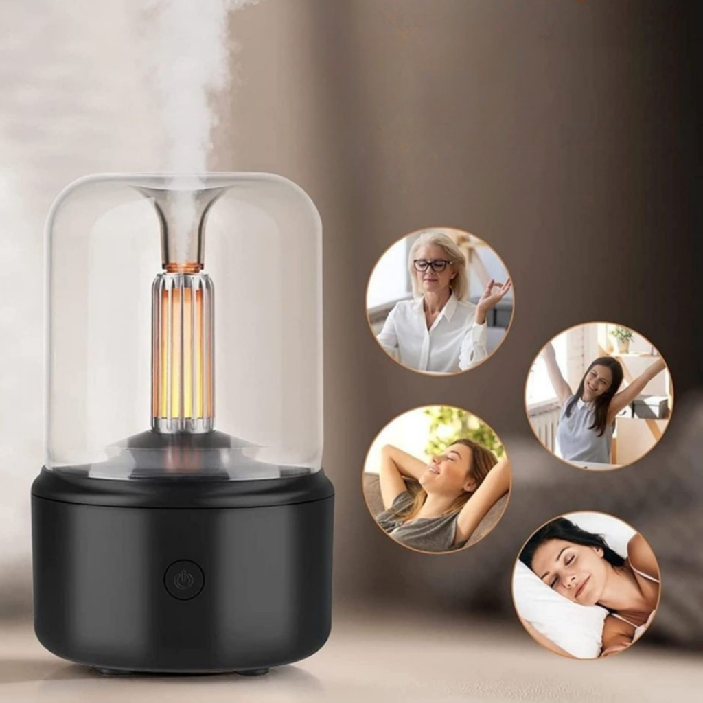 Diffusore di Aromi Portatile Nebulizzatore Umidificatore per Oli Essenziali