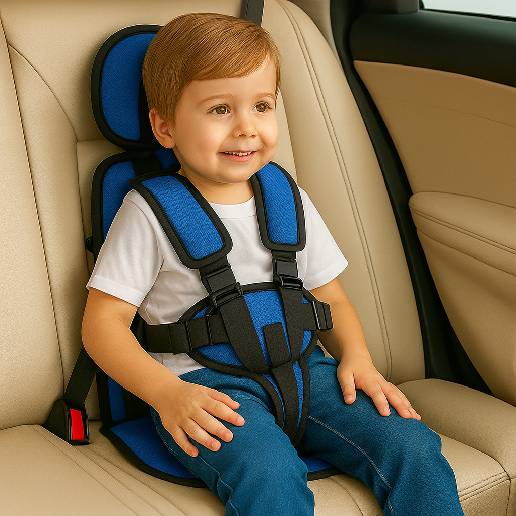Siège Auto Voyage Portable Rehausseur Harnais Sécurité Compact