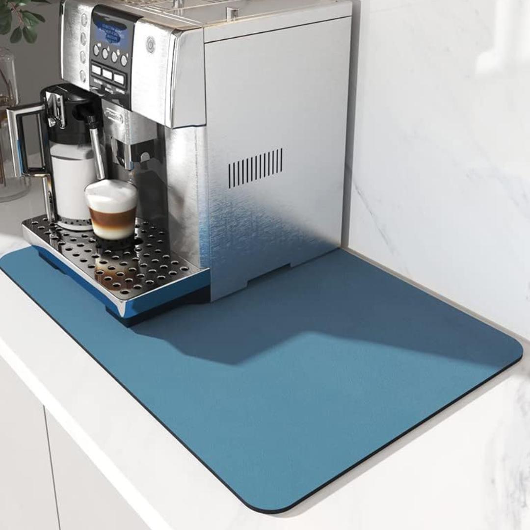 Dish Drying Mat Absorbent Coffee Bar Counter Pad