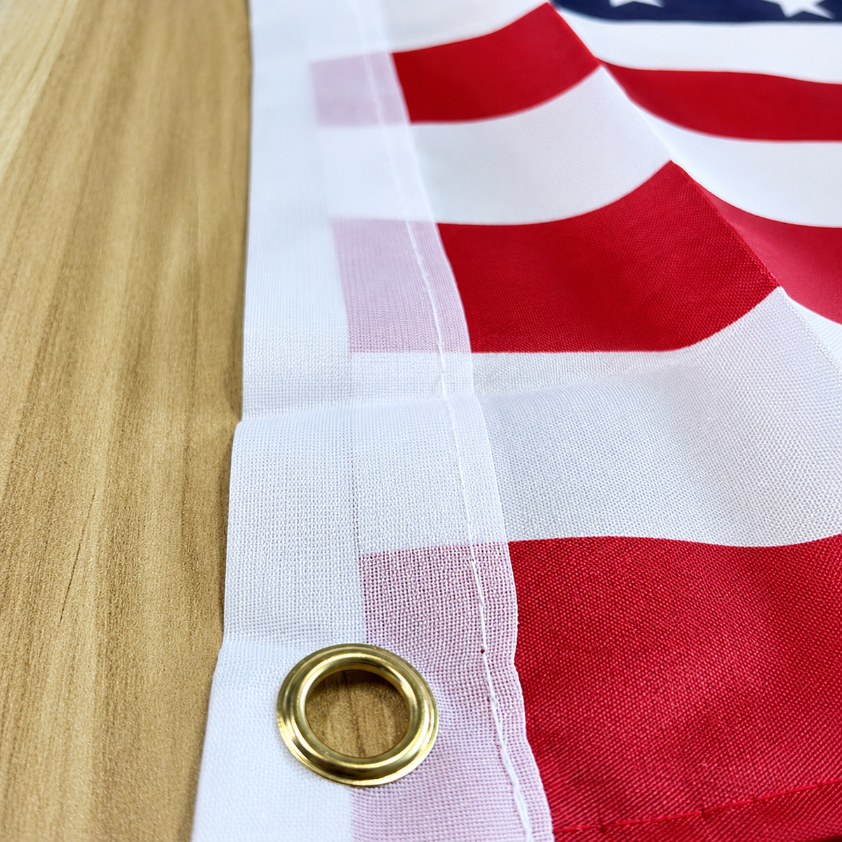 Bandera Americana Duradera para Exterior Todo Clima Poliéster Ojales de Latón