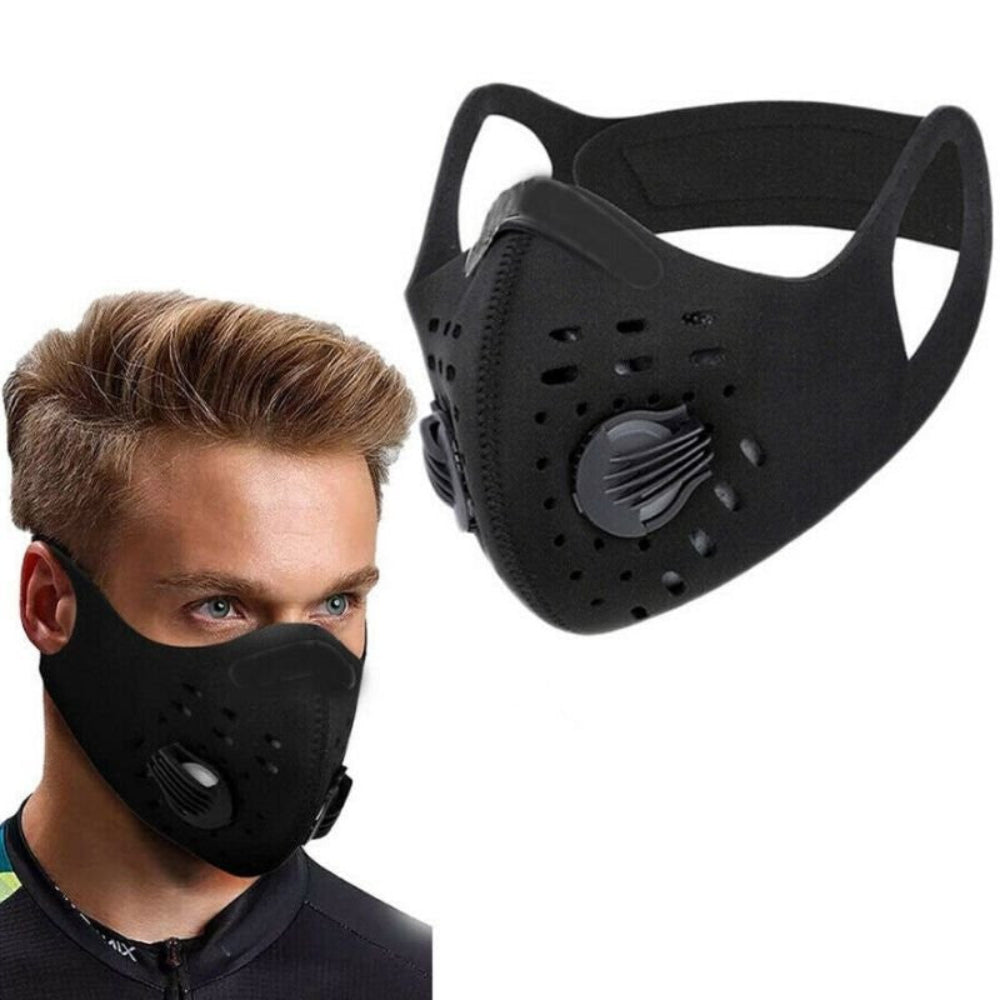 Masque facial anti-pollution réutilisable en néoprène