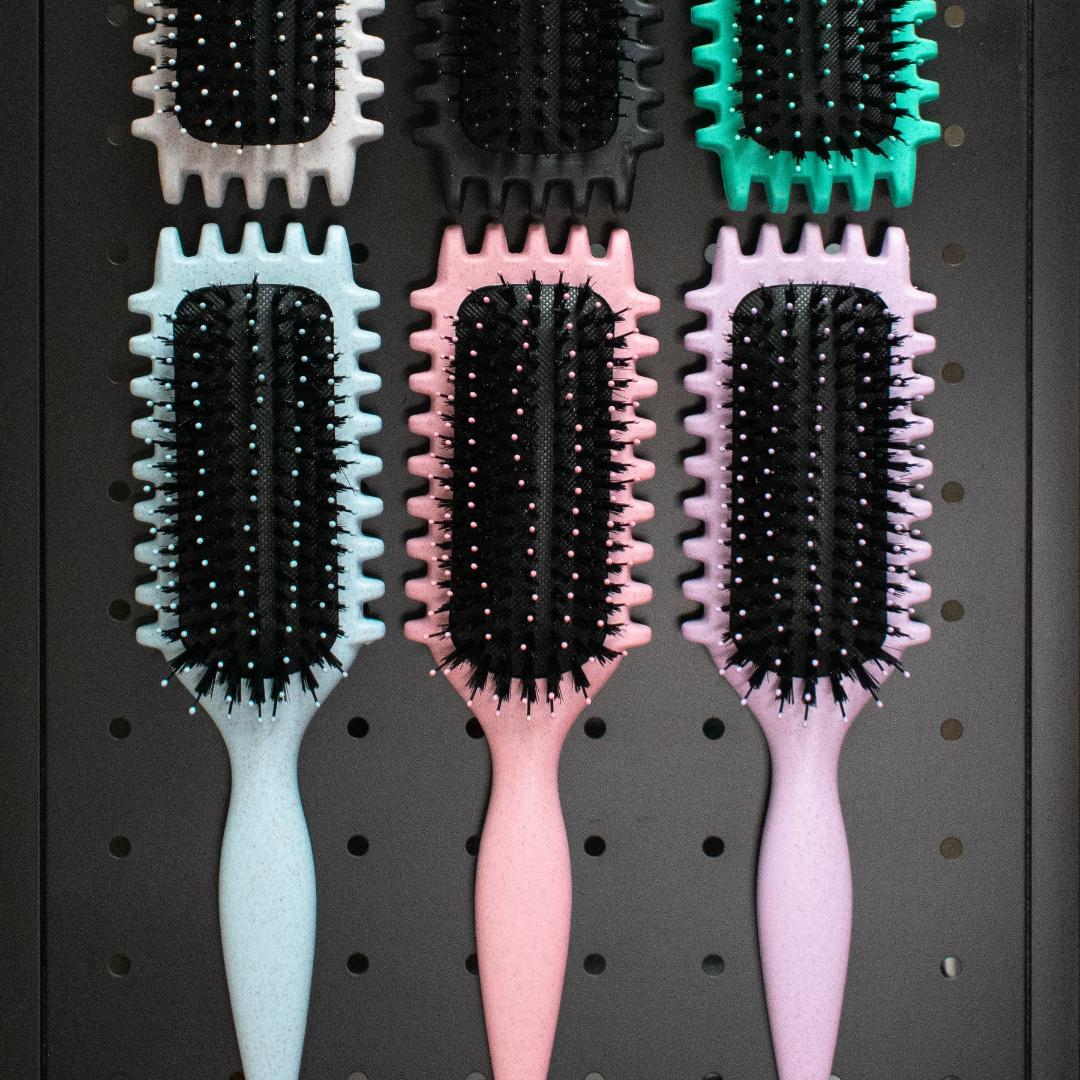 CurlDefine | Spazzola Districante Anti-Crespo per Capelli Ricci