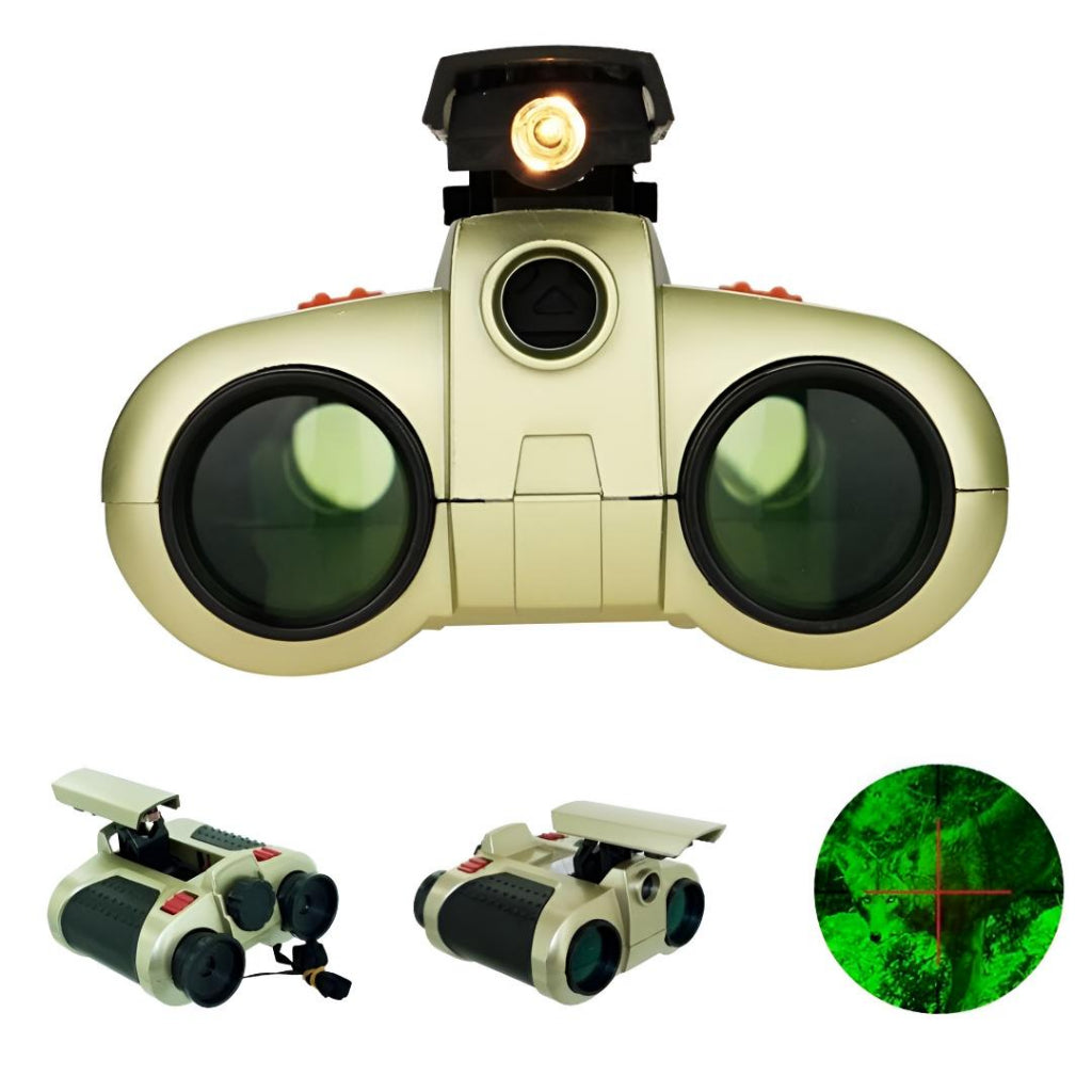 Kids Binoculars Spotlight Outdoor Adventure Explorer Toy
