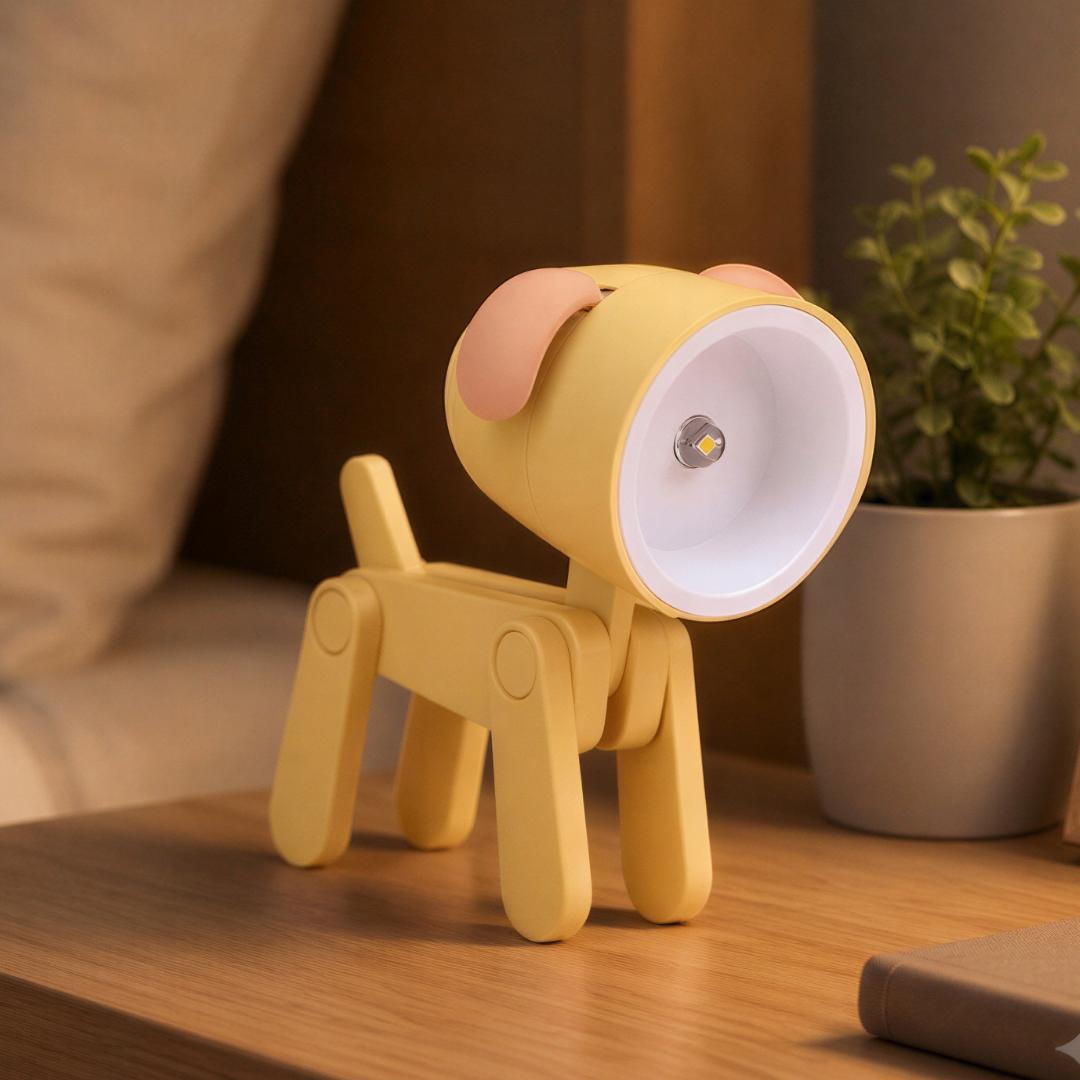 Lámpara de escritorio animal ajustable con luz nocturna LED