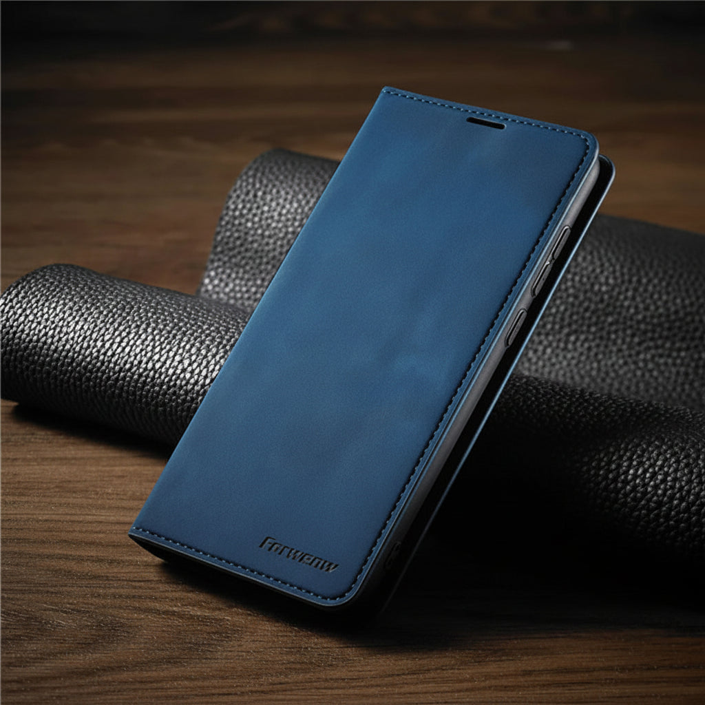 カードスロット付きレザーiPhoneウォレットケース