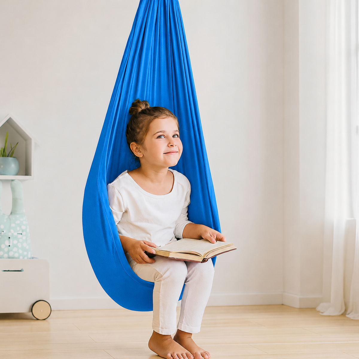 Balançoire sensorielle siège de thérapie intérieur en coton pour enfants