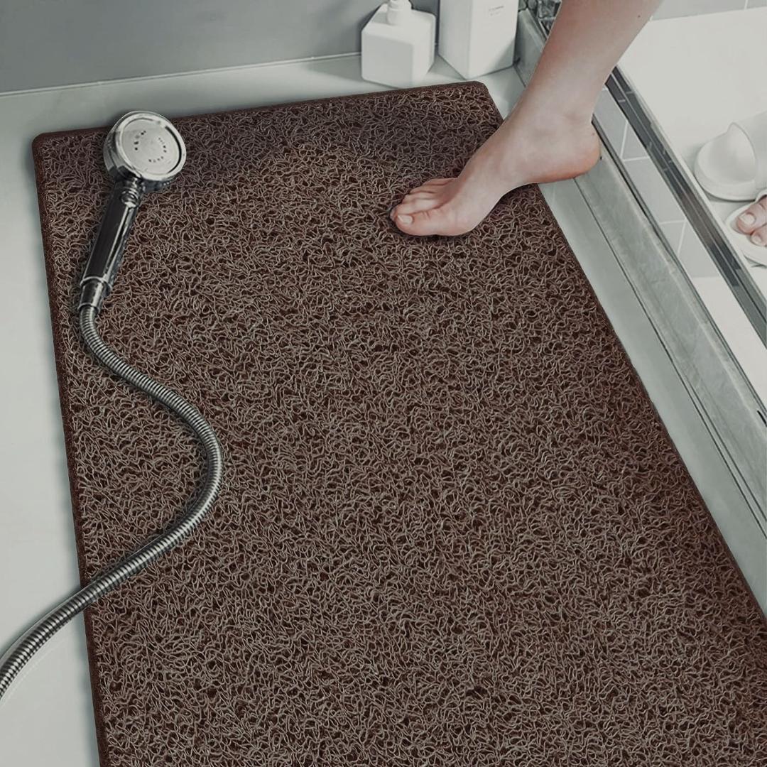 Tapis de douche antidérapant anti-moisissure à séchage rapide
