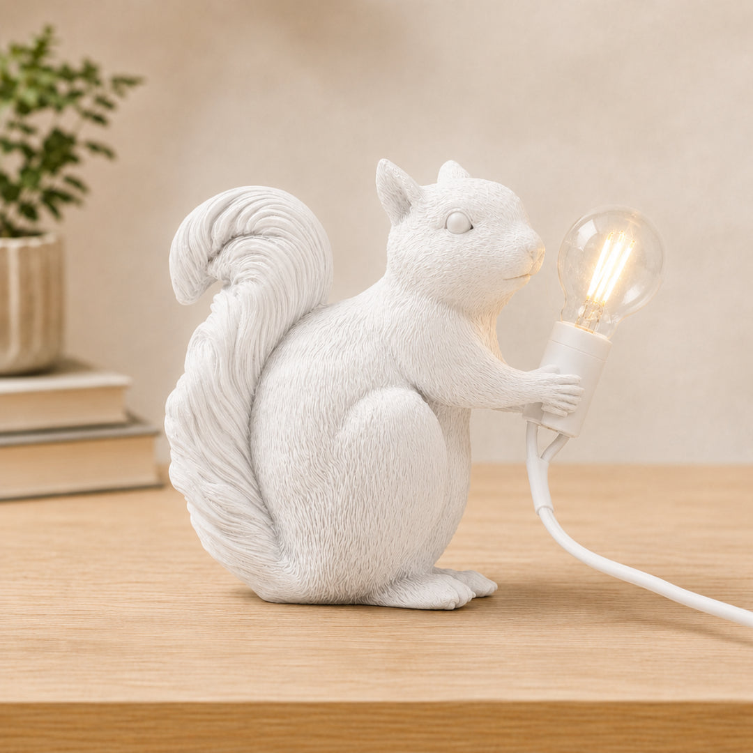 SquirrelGlow LEDテーブルランプ | キュートなデザイン&子供部屋向けの暖かい光