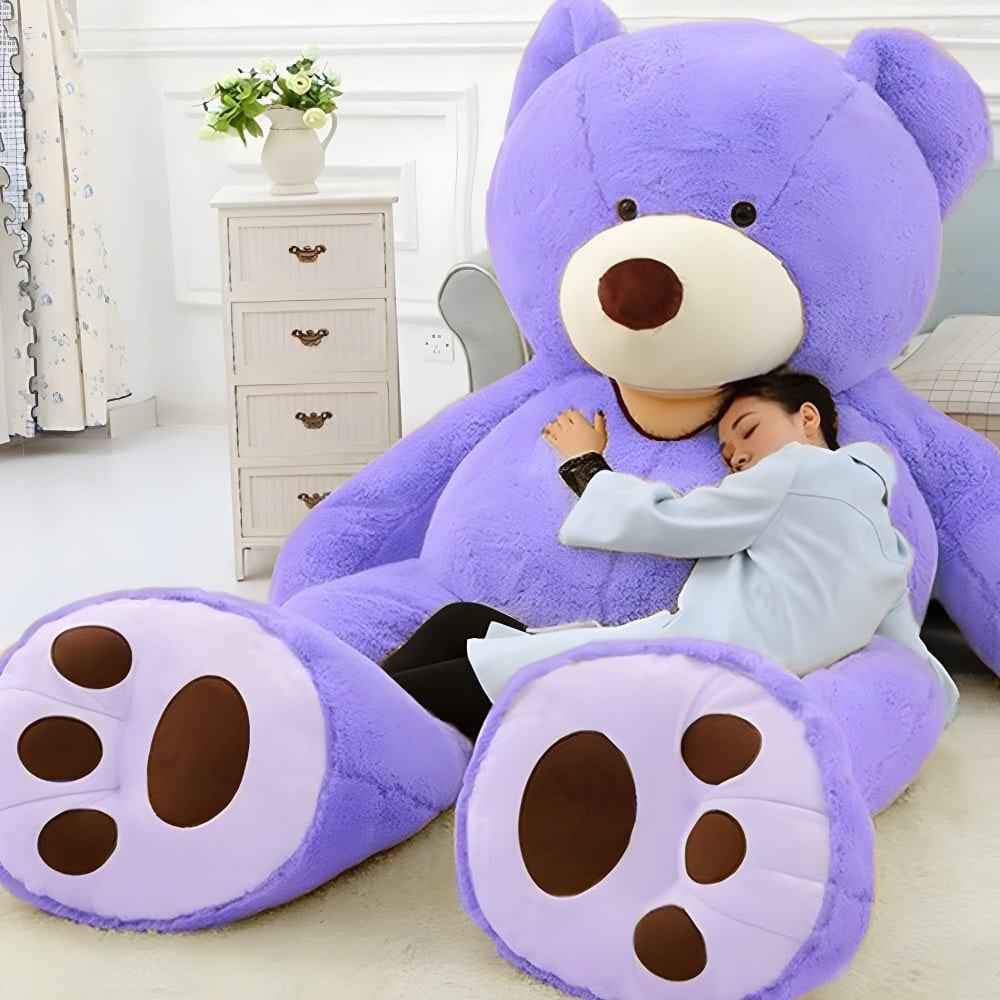 Grande housse extérieure en peluche douce pour ours en peluche