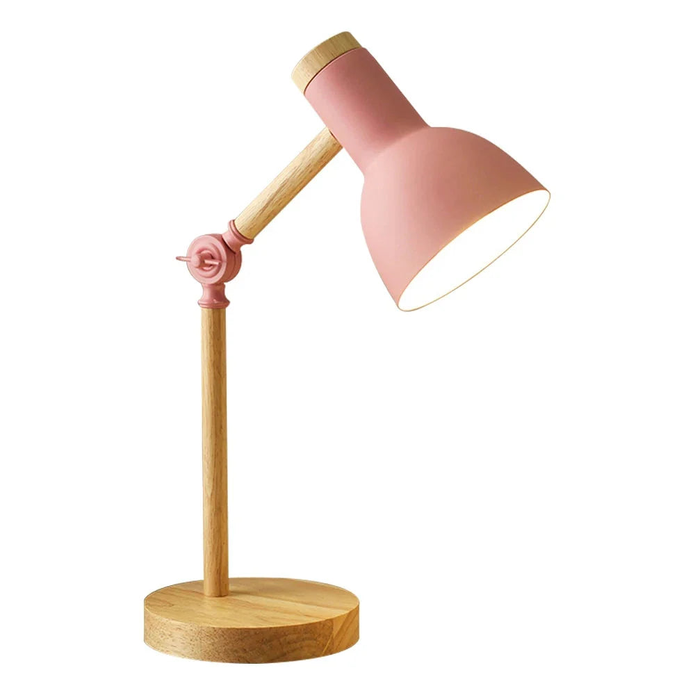 Lampada da tavolo regolabile in legno | Illuminazione nordica