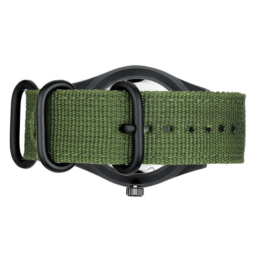 Montre-bracelet analogique étanche style militaire
