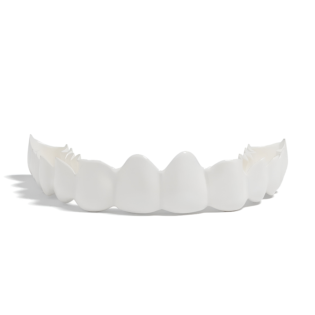 Carillas para dientes con acabado blanco natural