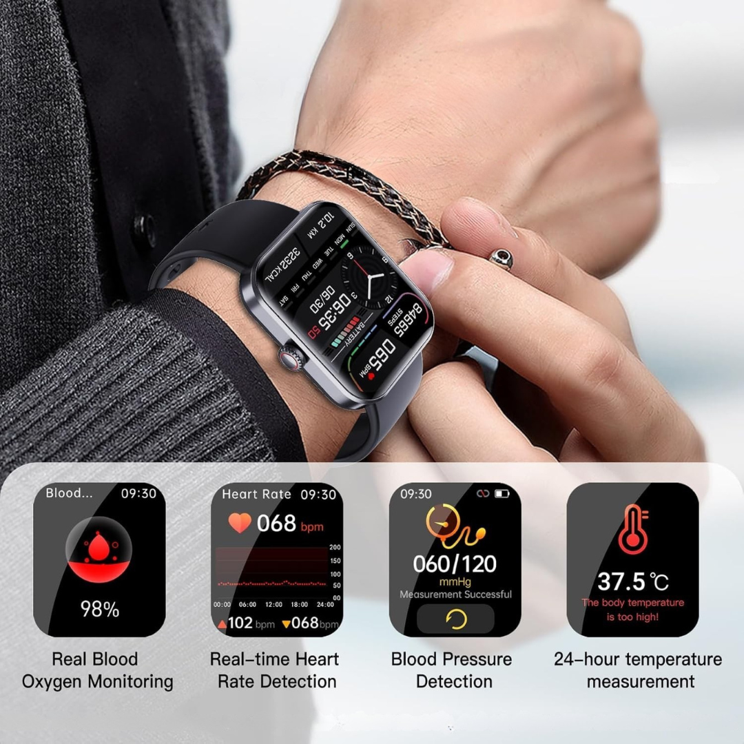 Montre intelligente avec surveillance de la santé non invasive