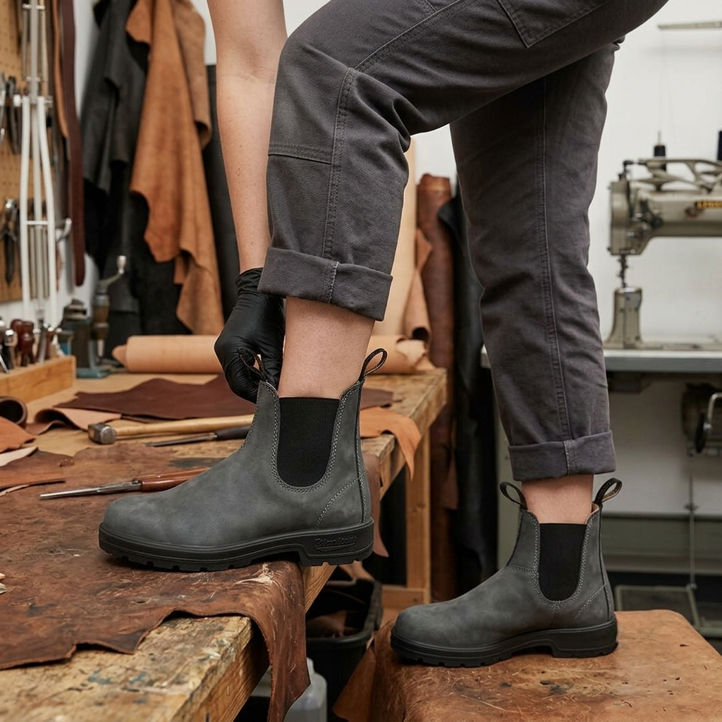 Stivali Chelsea da donna impermeabili in pelle | Resistenti e facili da indossare