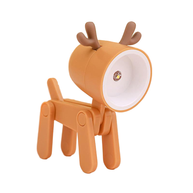 Lámpara de escritorio animal ajustable con luz nocturna LED