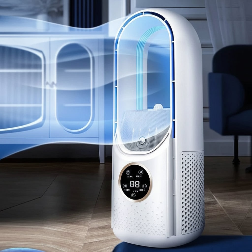 Portable Air Conditioner Cooling Fan Remote Control Design - Image 4