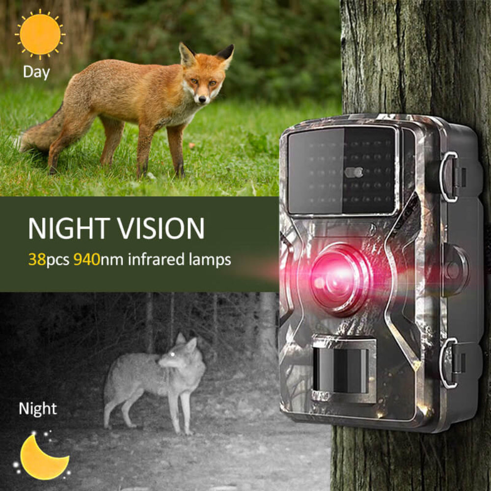 Fotocamera per la fauna selvatica con visione notturna per esterni Caméra da trail