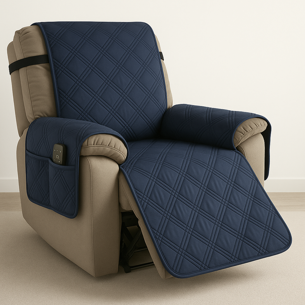 Housse de fauteuil inclinable matelassée imperméable protecteur de fauteuil