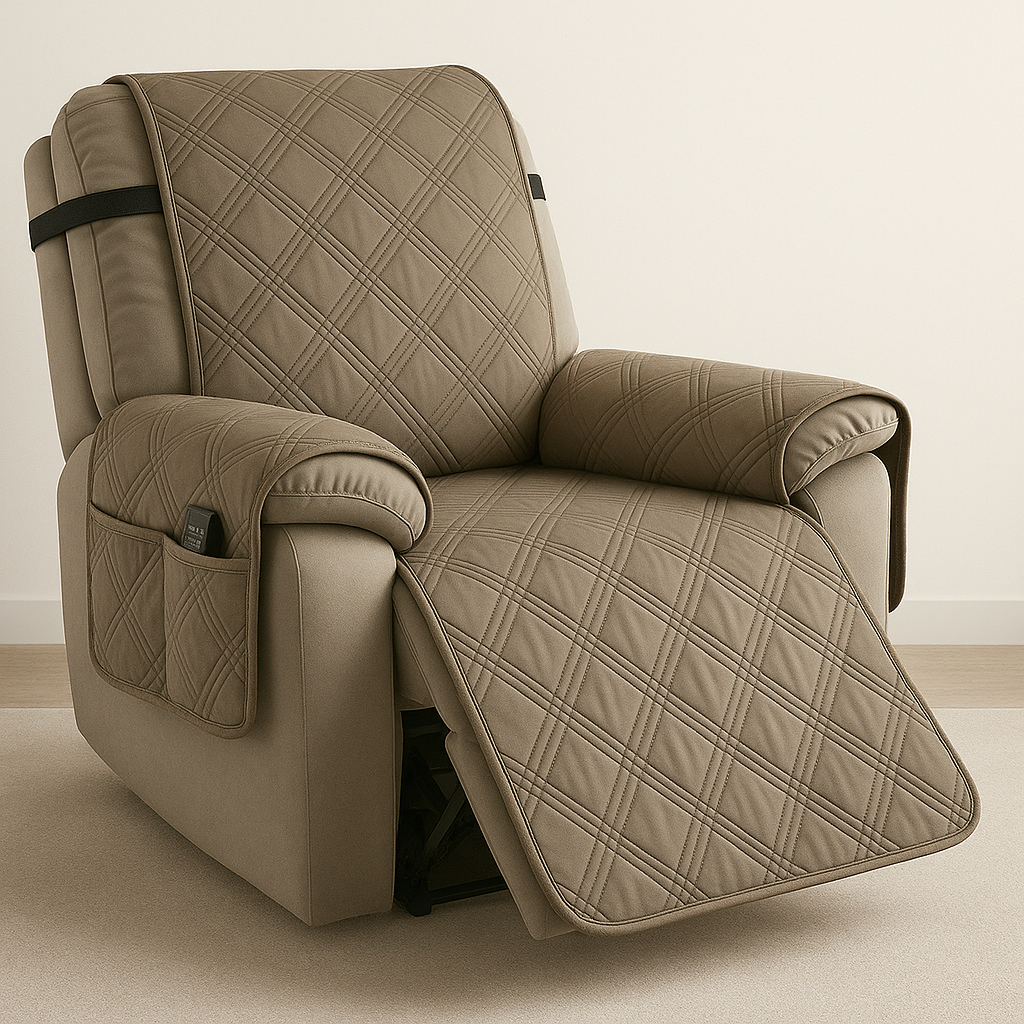 Housse de fauteuil inclinable matelassée imperméable protecteur de fauteuil