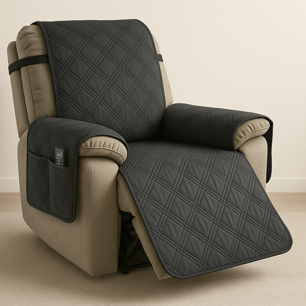 Housse de fauteuil inclinable matelassée imperméable protecteur de fauteuil