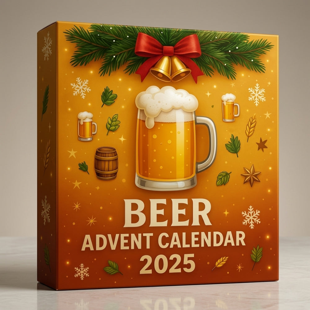Calendario de Adviento Mini Botellas Whiskey Bourbon Decorativo