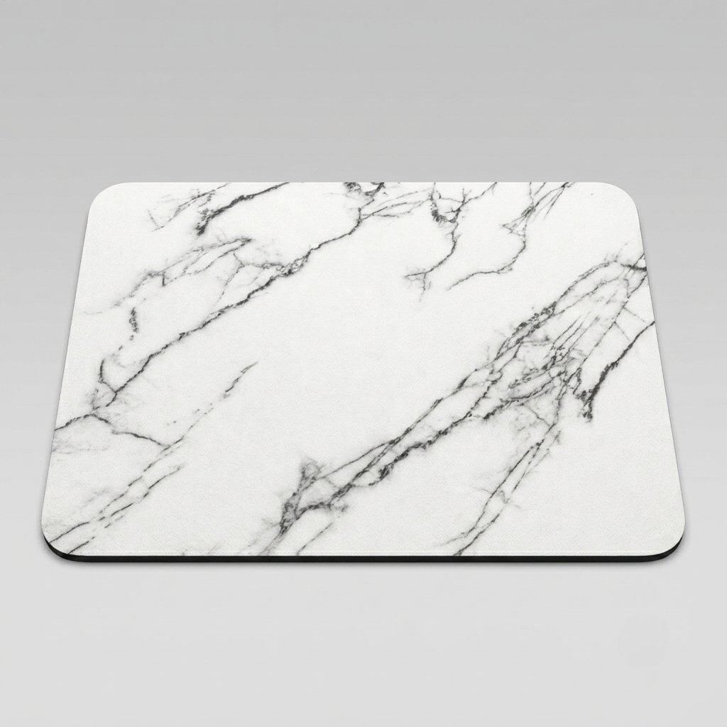 Bathroom Mat Quick Dry Non Slip Marble Pattern Floor Mat
