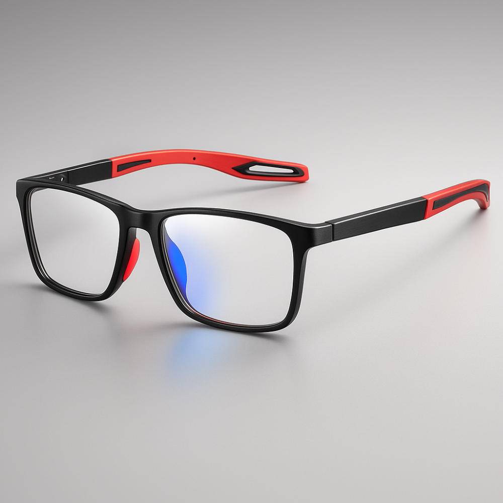 Lesebrille mit Titanrahmen und Blaulichtfilter für Herren