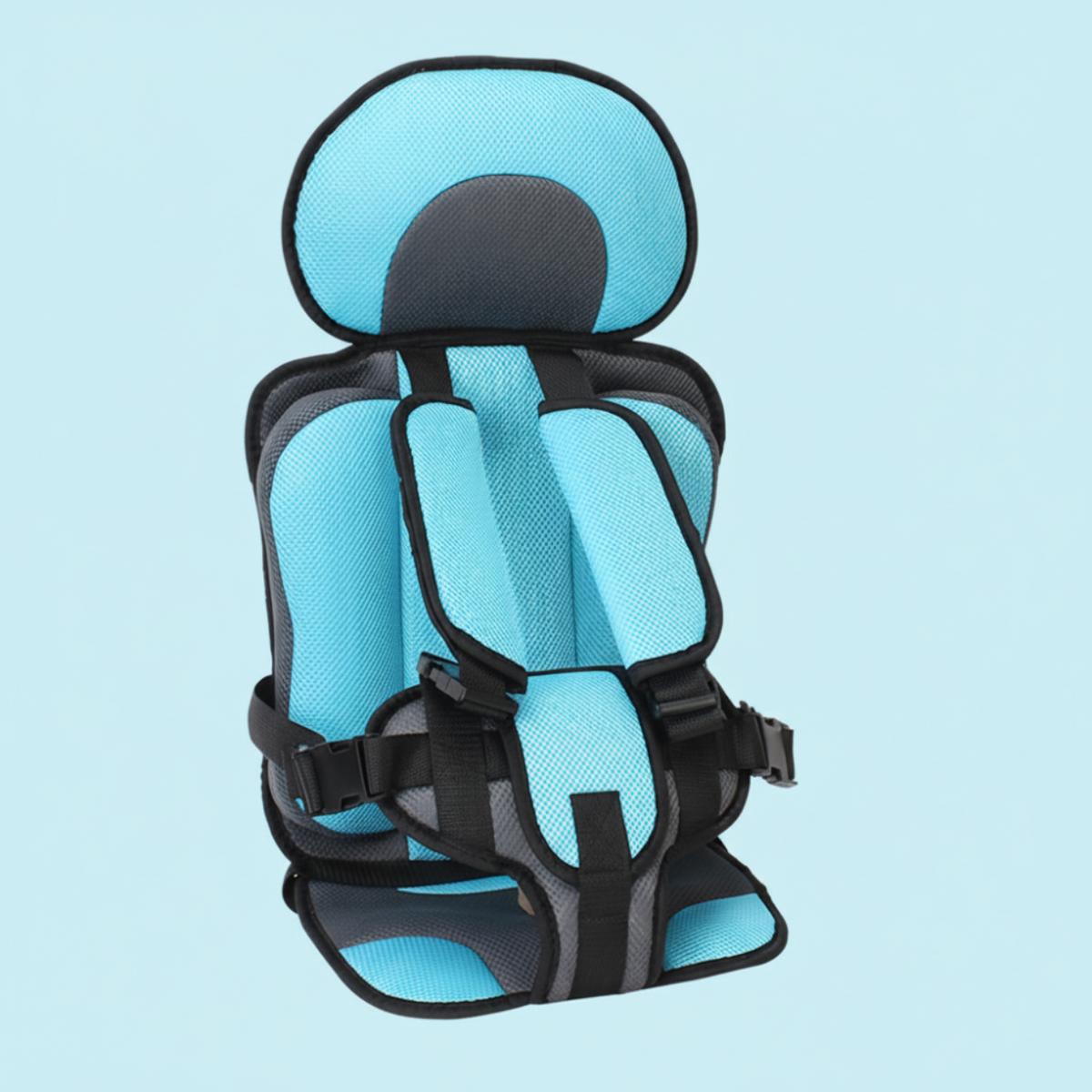 Seggiolino Auto Portatile per Bambini con Imbracatura di Sicurezza