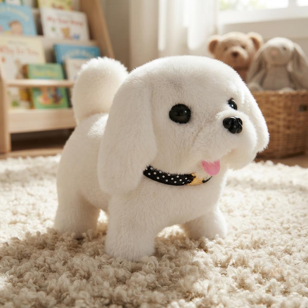 Dog Toy Electric Plush Interactive Robot Puppy