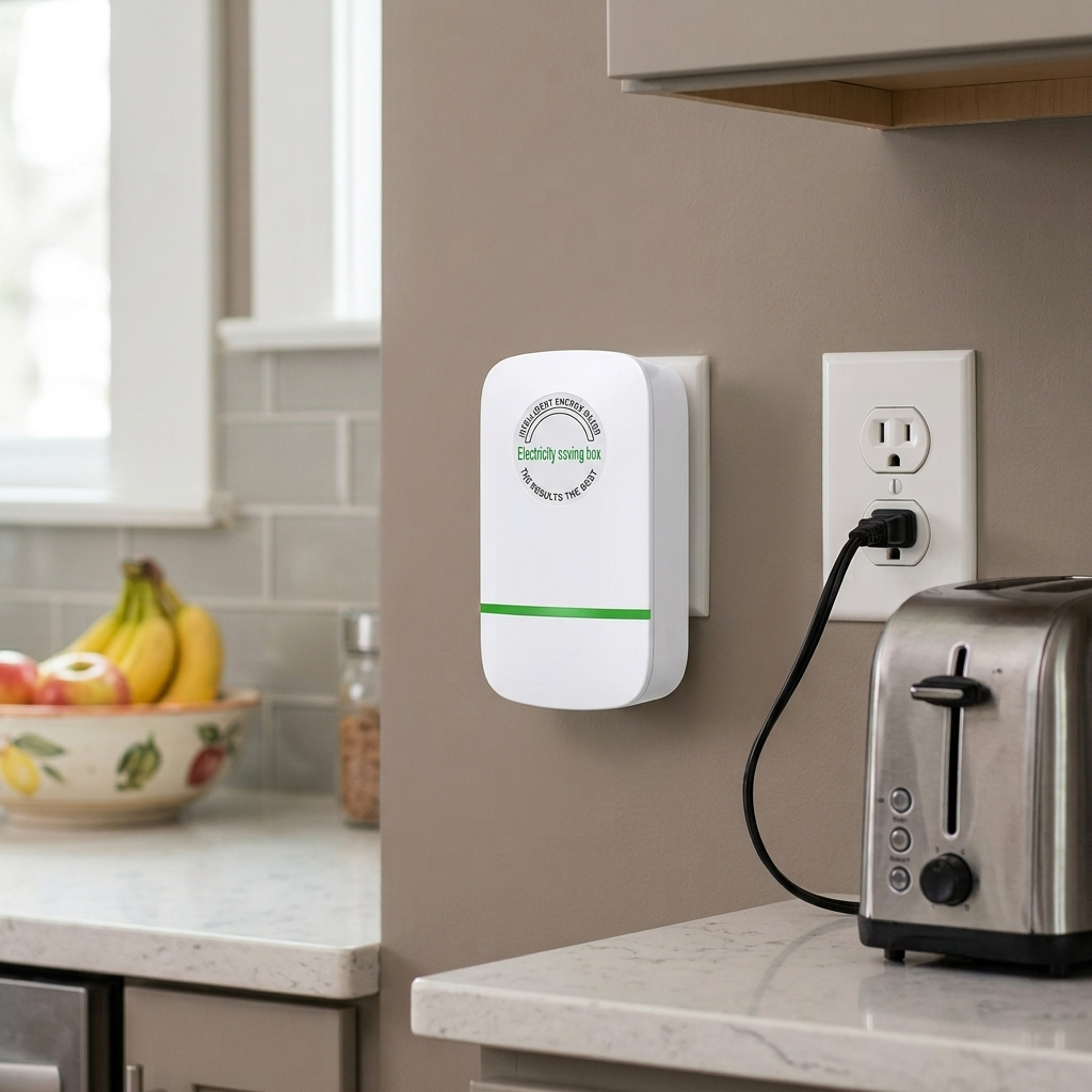 Electricity Saver Plug Voltage Control Outlet Device
