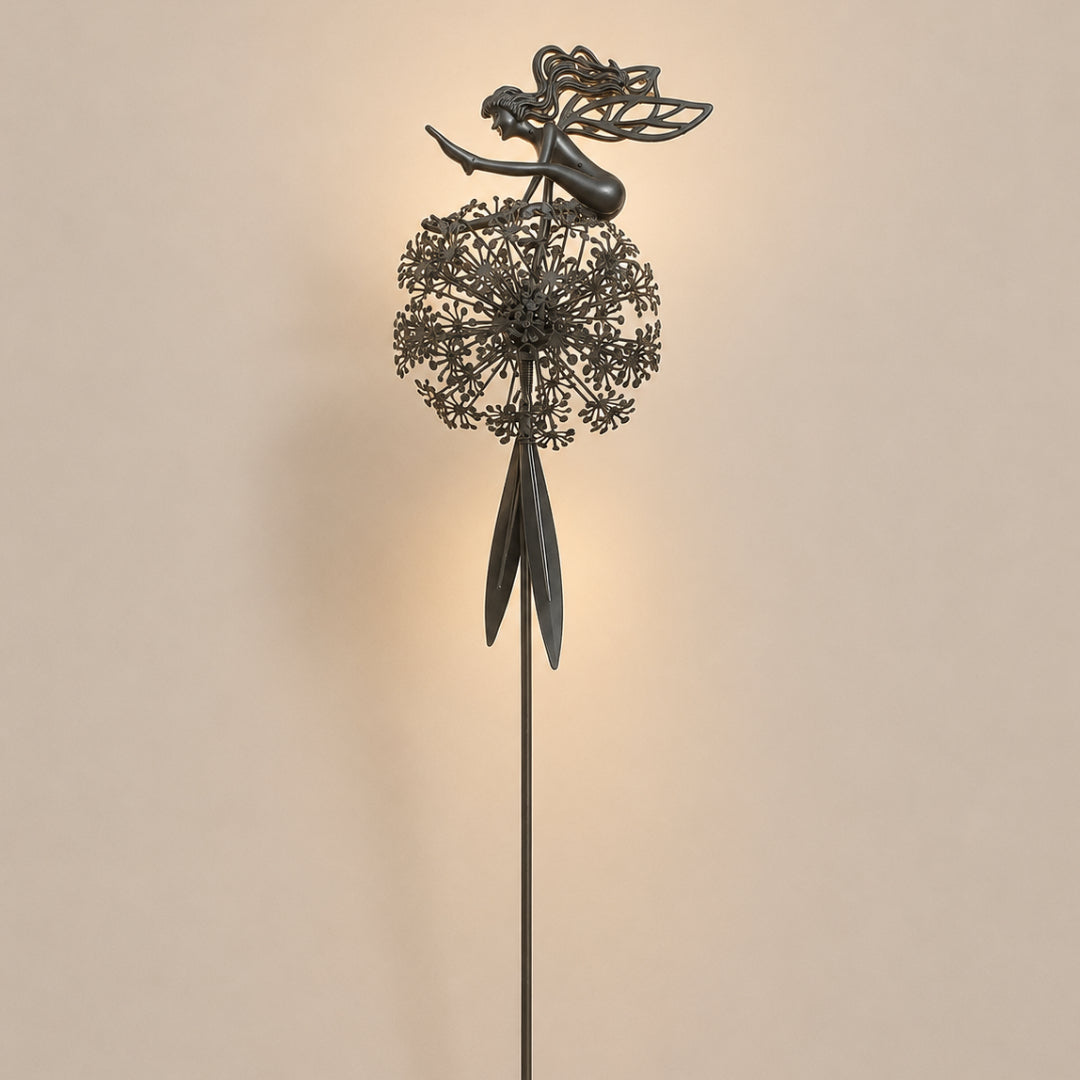 Garden Decor Metal Fairy Yard Stake Outdoor Sculpture