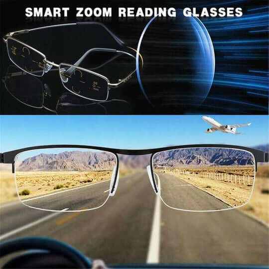 Lesebrille mit intelligenten Gläsern