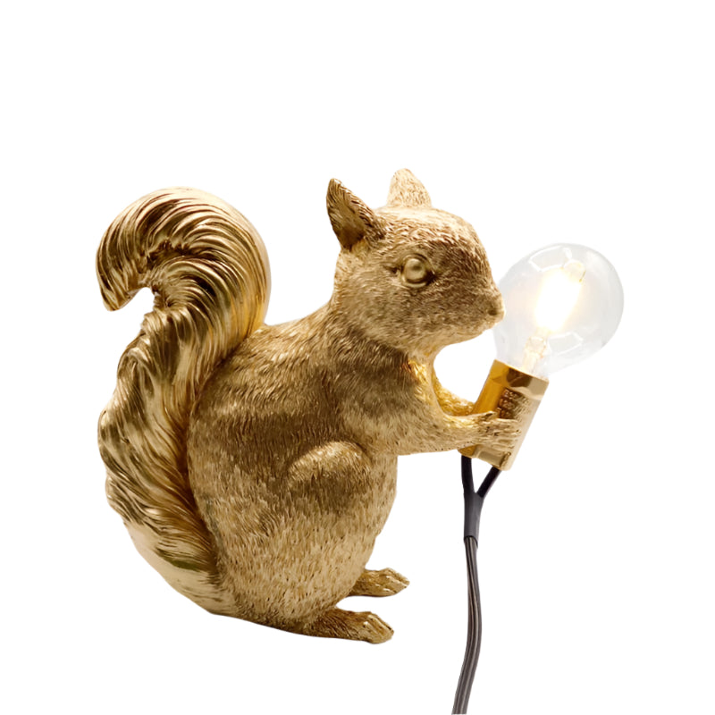 SquirrelGlow LEDテーブルランプ | キュートなデザイン＆子供部屋向けの暖かい光
