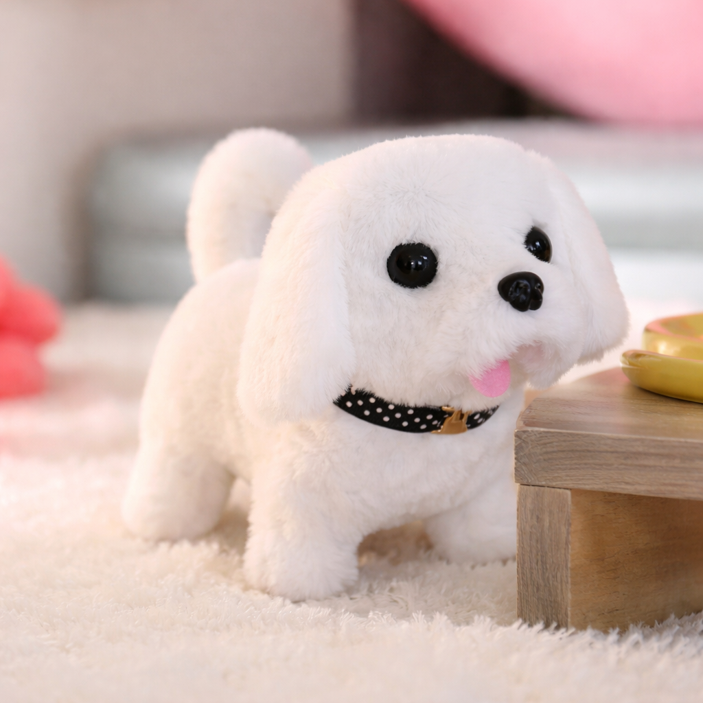 Juguete interactivo para cachorro compañero de peluche