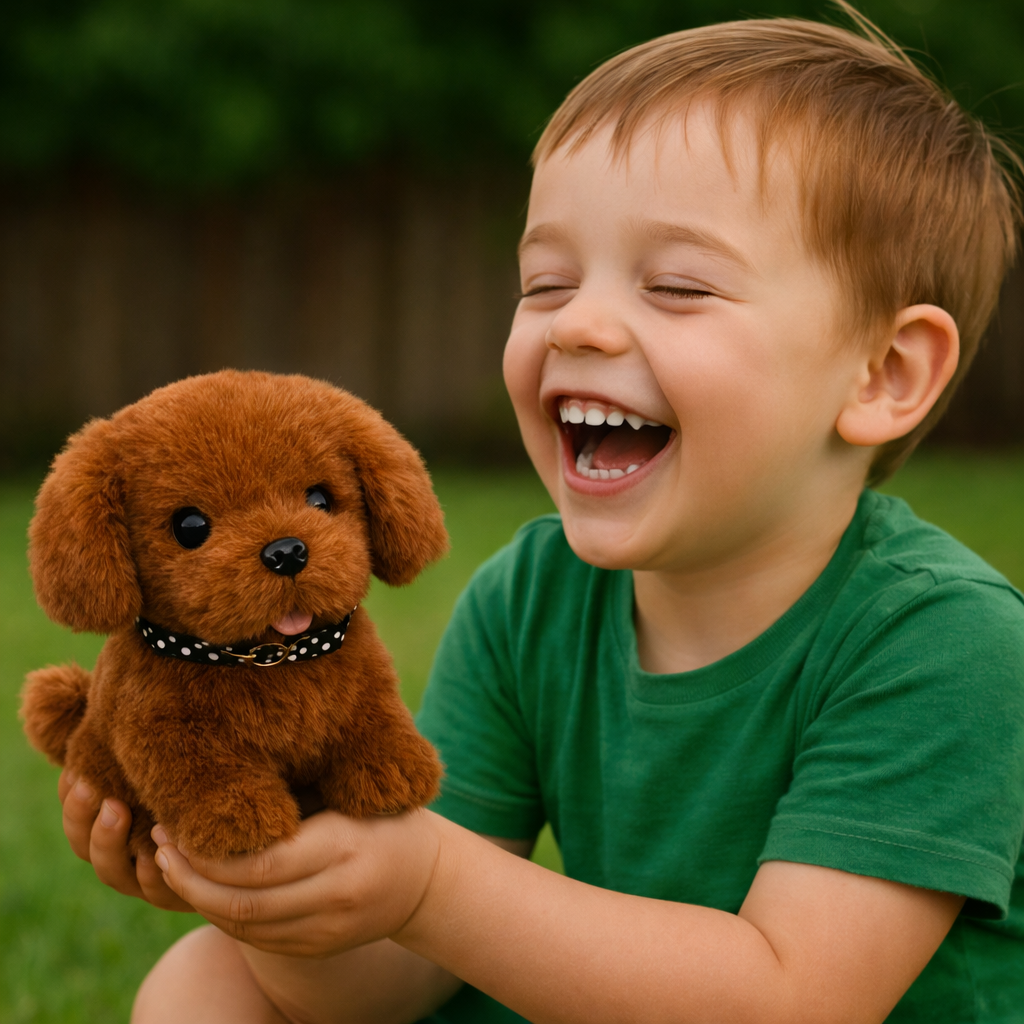 Juguete interactivo para cachorro compañero de peluche