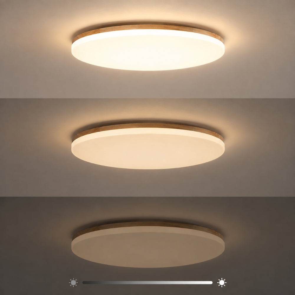 ZenAura - Lámpara de techo LED para dormitorio, sala de estar y comedor