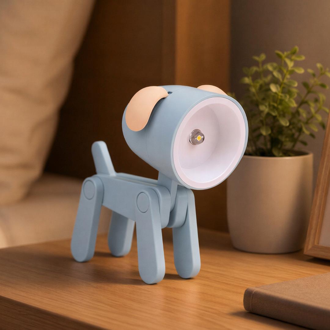 Lámpara de escritorio animal ajustable con luz nocturna LED