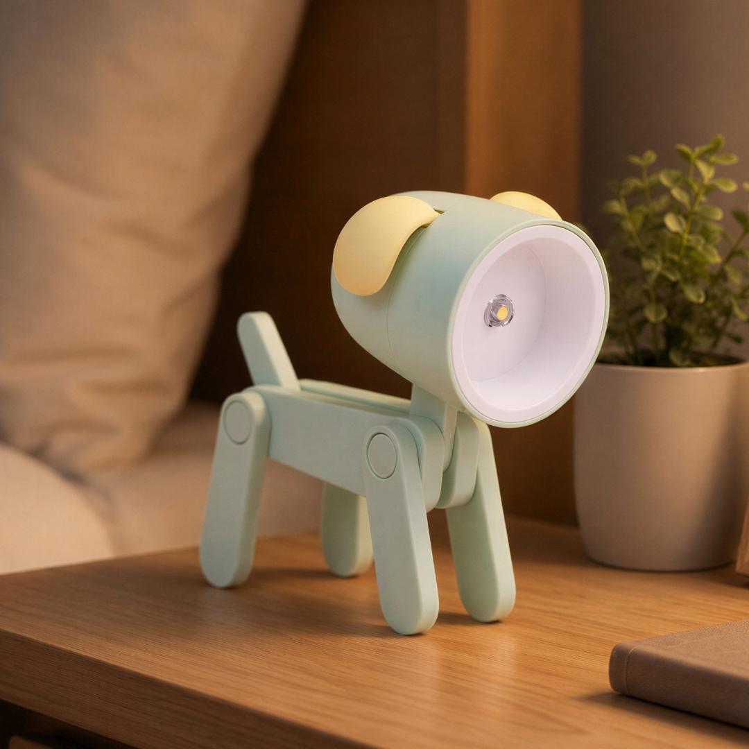 Lámpara de escritorio animal ajustable con luz nocturna LED
