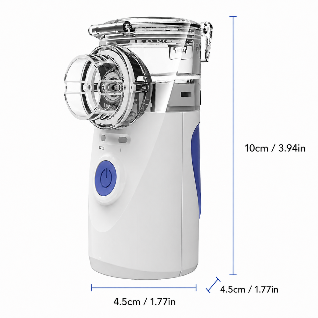 Inhalationsgerät mit leisem, tragbarem Design