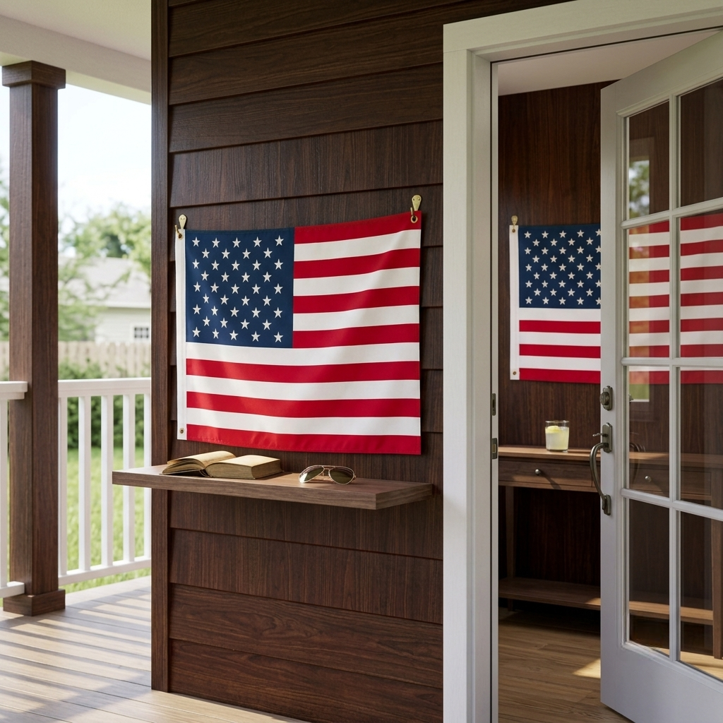 Flag Outdoor Banner Heavy Duty Patriotic Wall Hanging Display
