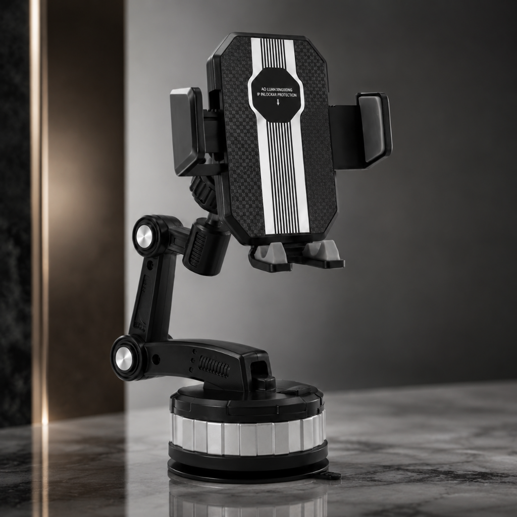 Phone Holder Car Mount Adjustable Dashboard Suction Stand