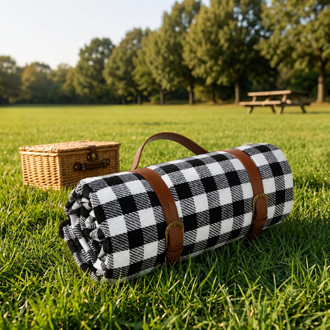 Outdoor-Plaid-Picknickdecke | Wasserdichte faltbare Matte