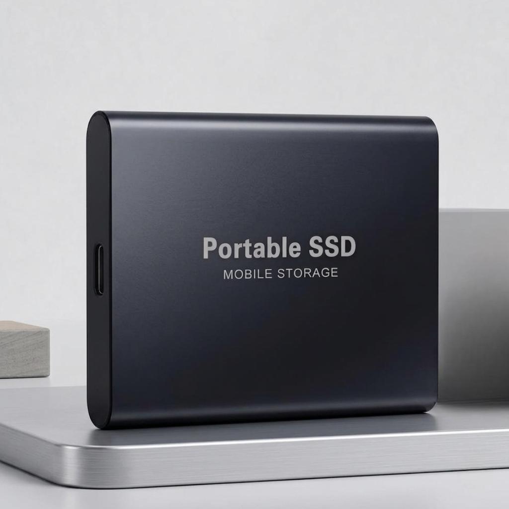 Portable SSD External Drive 512GB USB C File Storage