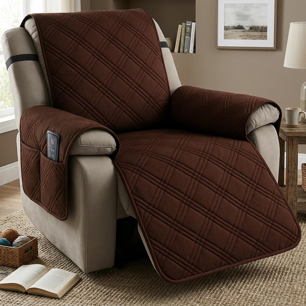 Recliner Cover Quilted Waterproof Armchair Protector
