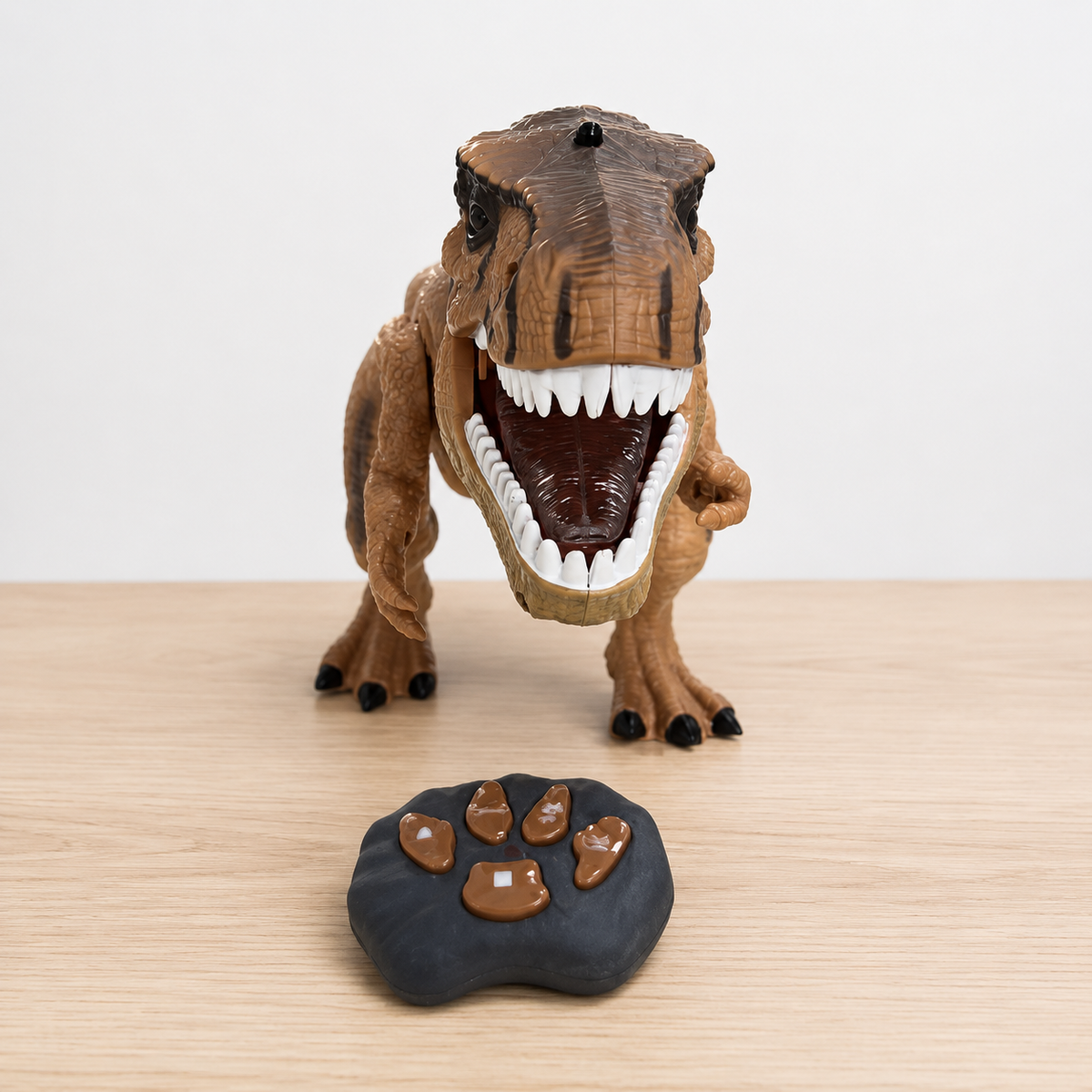 hračka dinosaurus na dálkové ovládání chodící svítící