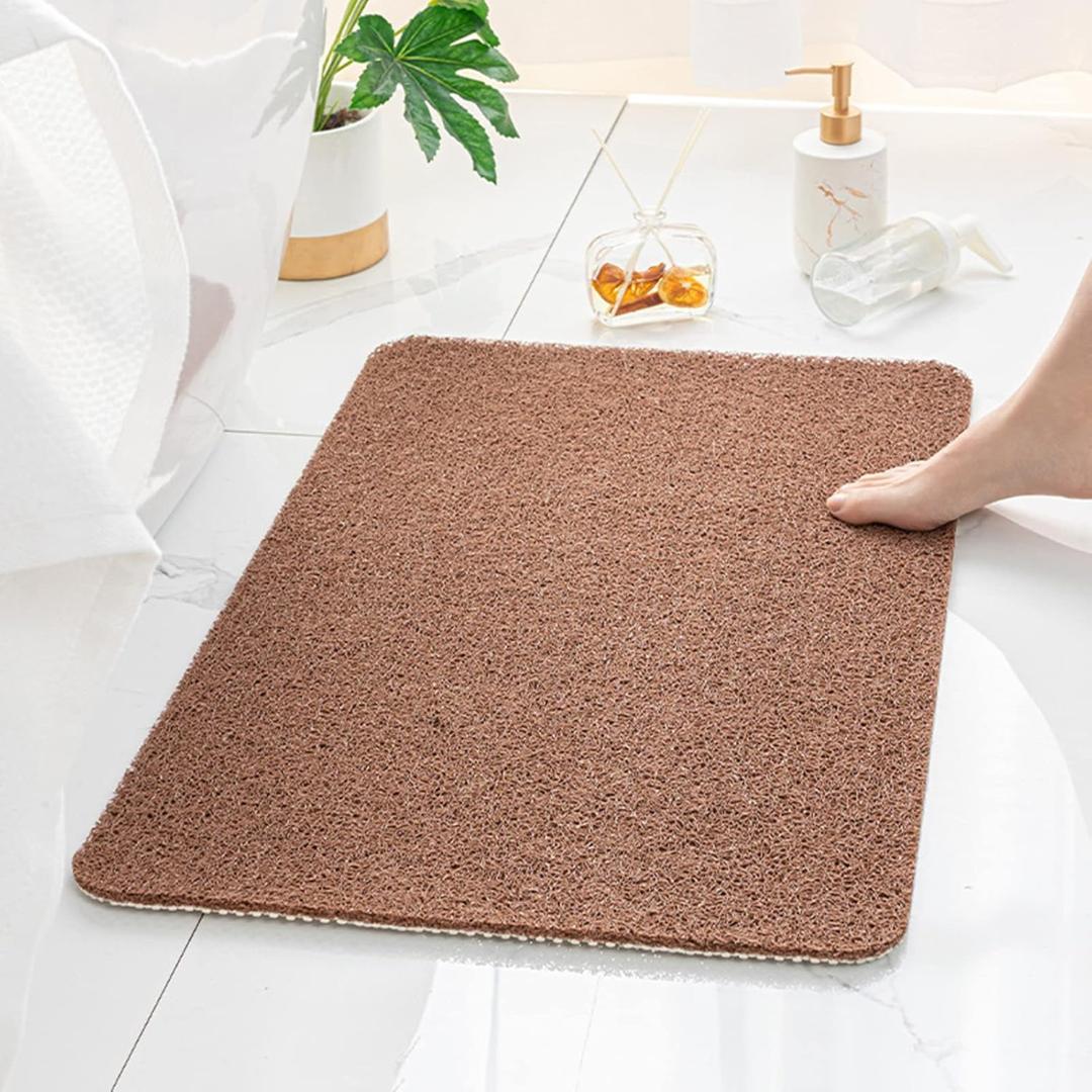 Tapis de douche antidérapant anti-moisissure à séchage rapide